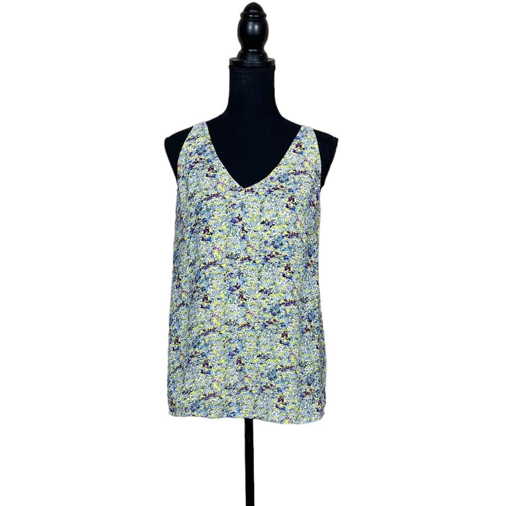 EUC CAbi Floral Scatter Print Tank Top (GMH-R) - Picture 2 of 9